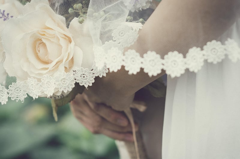Simple Fingertip Veil