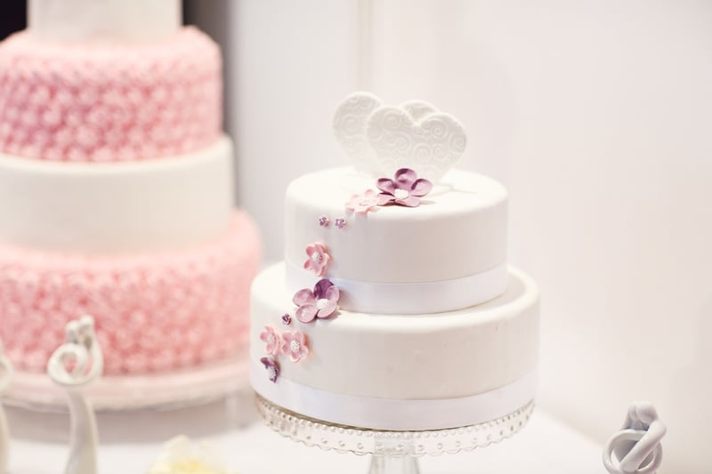 Classic White Wedding Cake